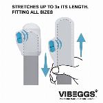 MASTURBATOR Vibeggs Ribs Delight White