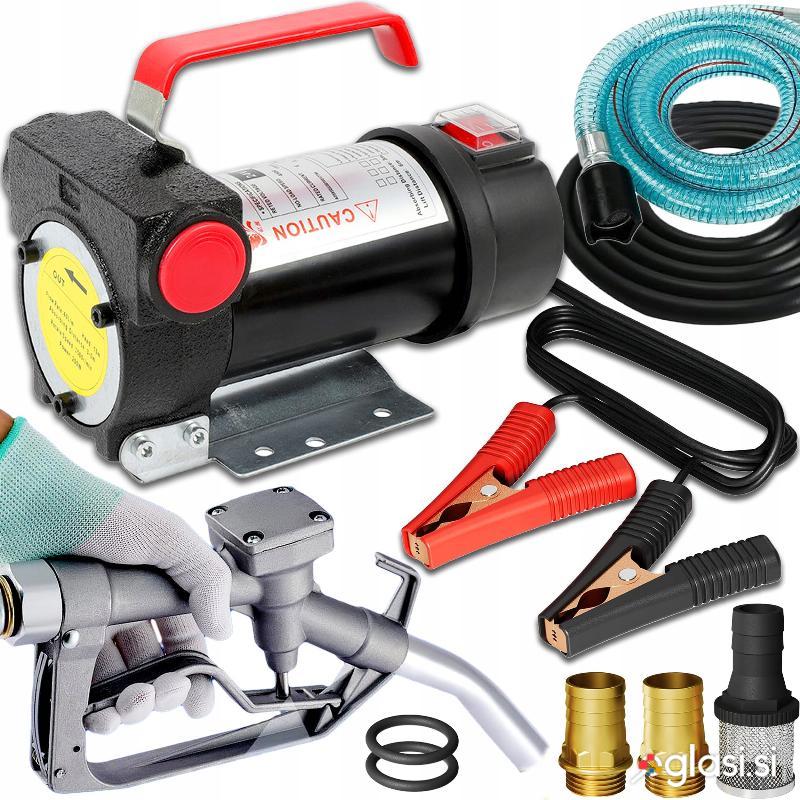 Set 155W 12V samosesalna električna črpalka za olje in ročko 40 L/min