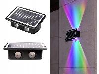 Solarna 1500mAH LED RGB dekorativna fasadna svetilka senzor mraka