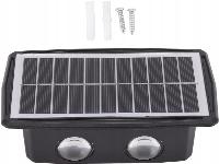 Solarna 1500mAH LED RGB dekorativna fasadna svetilka senzor mraka