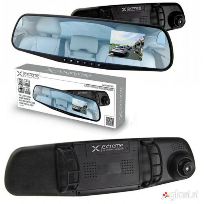 Avto kamera snemalna LCD 2,4" ogledalo 120°