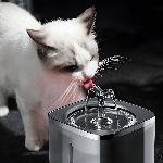 Avtomatska senzorska fontana in napajalnik za mačke in pse 2000ml USB črna