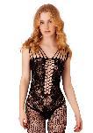 BODYSTOCKING Daring Intimates Hex & Lace Black