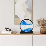 3D namizna steklena peščena slika 18cm MIX