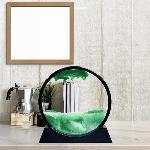 3D namizna steklena peščena slika 18cm MIX