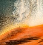 3D namizna steklena peščena slika 18cm MIX