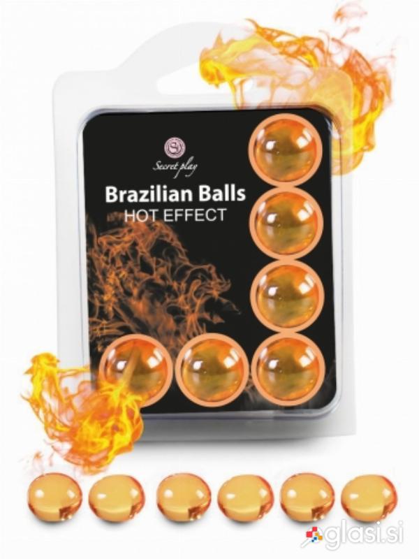 BRAZILSKE KROGLICE Secret Play Hot Effect 6/1