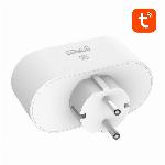 Dvojna pametna WiFi vtičnica do 3680W Tuya Alexa Google Assistant