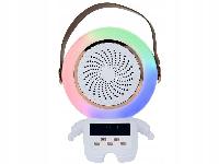 Brezžični Bluetooth 5.3 LCD karaoke zvočnik 2x mikrofon LED RGB FM