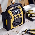 Prenosni bluetooth digitalni LCD gradbeni radio