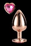 ANALNI ČEP Gleaming Love Rose Gold Medium
