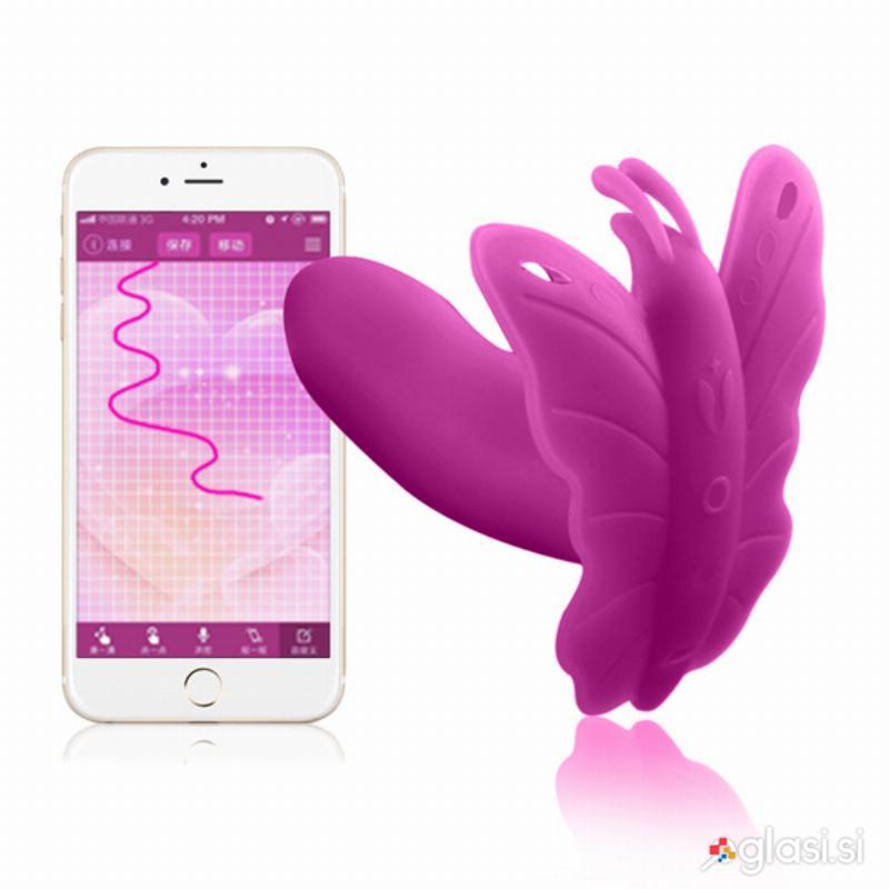VIBRACIJSKI METULJČEK Realov Smart Lydia Purple