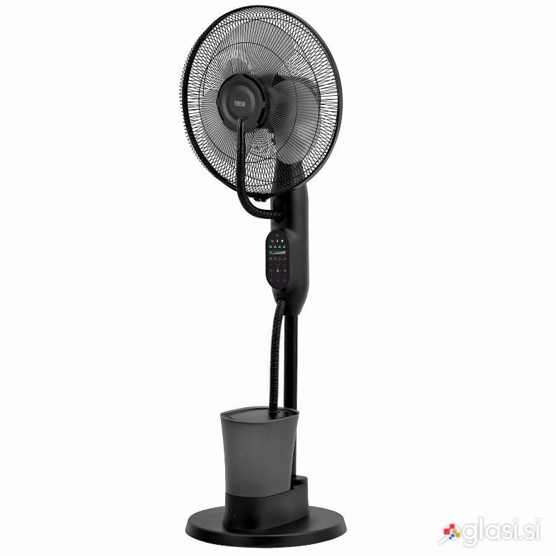 75W stoječi ventilator z vodno meglico na kolesih 43cm 2,8L daljinec