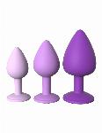 KOMPLET ANALNIH ČEPOV FFH Her Little Gems Trainer Set Purple