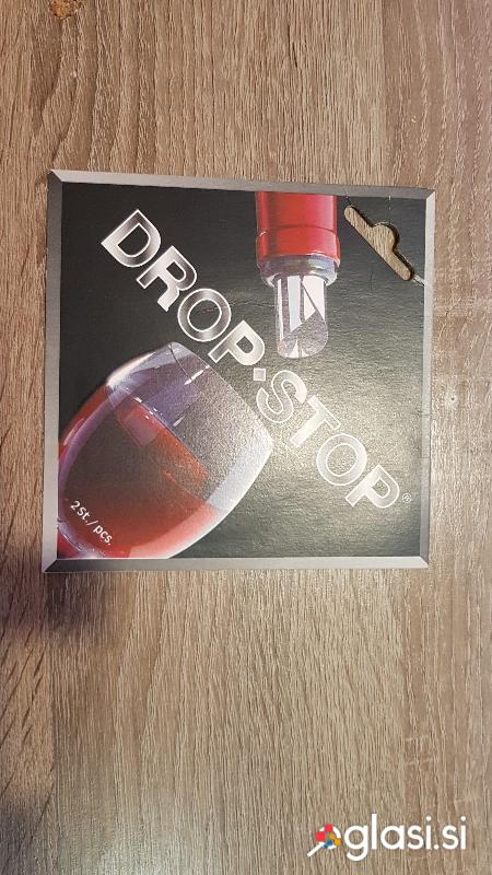 Drop stop (pripomoček za buteljke rdečega vina)