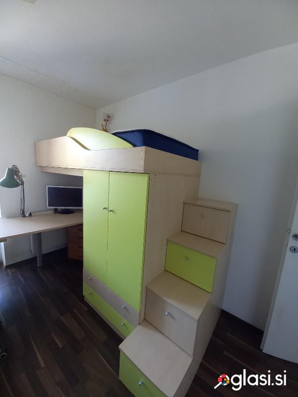 Otroška soba, postelja 90x200, omara