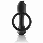 STIMULATOR PROSTATE Black & Silver Remote Control
