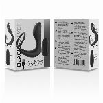 STIMULATOR PROSTATE Black & Silver Remote Control