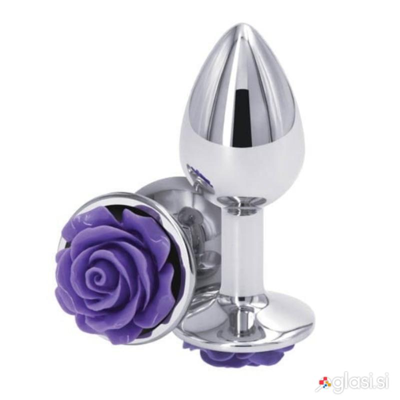 ANALNI ČEP Rear Assets Rose Small Purple
