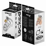 KLETKA ZA PENIS Addicted Toys Silver Lock (S)