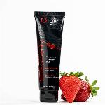 LUBRIKANT Orgie Strawberry - na vodni osnovi, okus jagoda, oralni seks