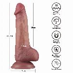 VIBRACIJSKI PENIS Lovetoy Dual Density Power 21,5 cm
