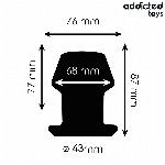 VOTEL ANALNI ČEP Addicted Toys Extreme 8,7 cm