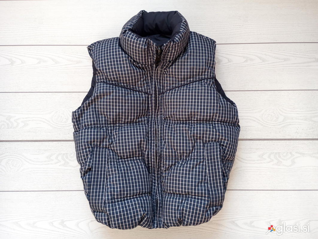 ZARA obojestranski otroški puhast brezrokavnik, št.134 oz. M