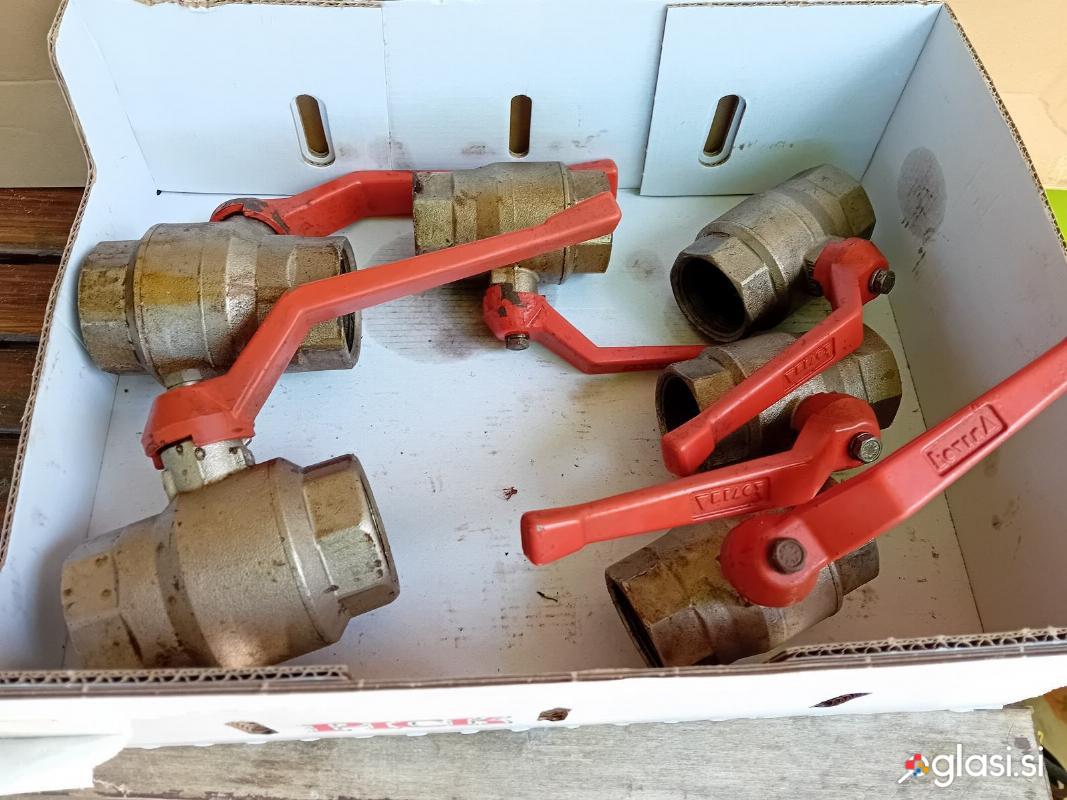 Inox kroglični ventili za centralno ogrevanje