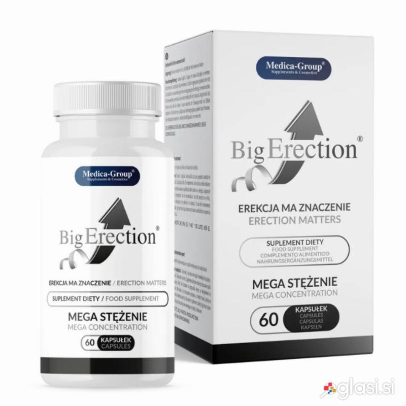 KAPSULE ZA BOLJŠO EREKCIJO Medica-Group Big Erection (60/1)