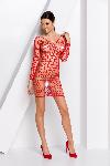 MREŽASTA OBLEKICA Passion BS093 Red
