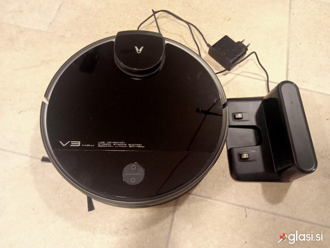 VRHUNSKI ROBOTSKI SESALNIK VIOMI V3 MAX - ČRN, SESALNIK, ROBOT