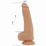 DILDO Pretty Love Draco Flesh 23,3 cm