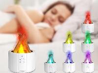 LED RGB difuzor kamin USB 250ml vlažilec zraka + daljinec