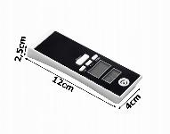 Žepni digitalni alkotester z LCD zaslonom brez ustnikov