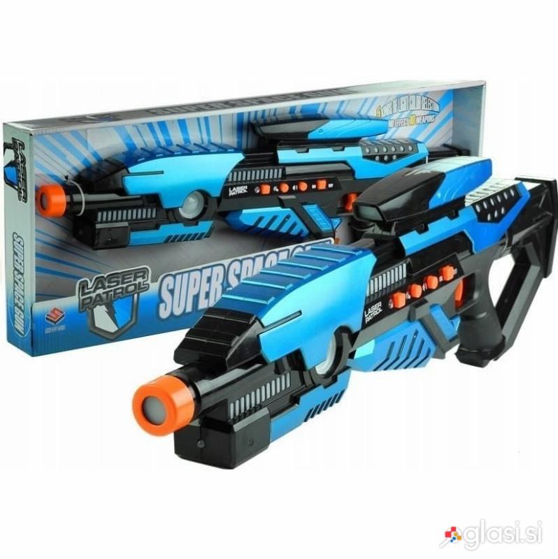 Super vesoljska puška 57cm laser s svetlobni in zvočni efekti
