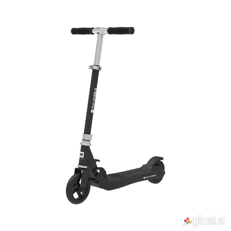 100W 2Ah otroški električni skiro 50KG 12KM/h FUN WHEELS črn