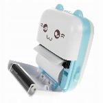 12v1 komplet mini prenosni aku. foto termični tiskalnik bluetooth moder mucek