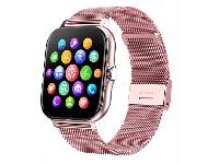 Aku. unisex športna pametna ura touch 2 pasova Bluetooth FitPro roza