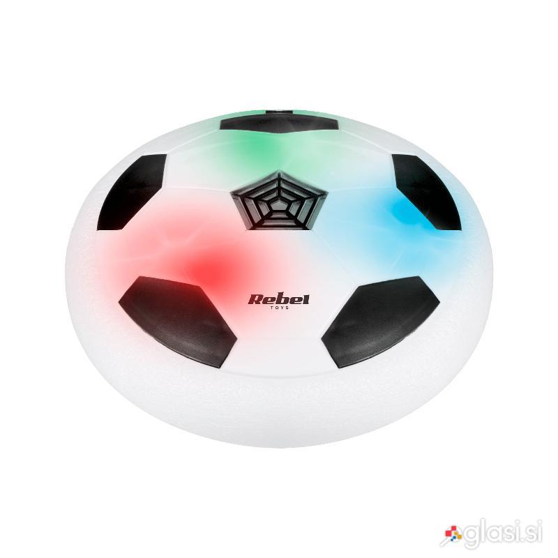 Baterijska lebdeča nogometna žoga LED za notranjo igro 18cm