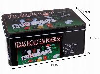 Texas Holdem poker set 200 žetonov