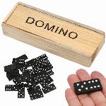 Lesena igra domino v škatli 28 kosov