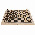 Zložljiv lesen šah 34×34cm šahovnica XL