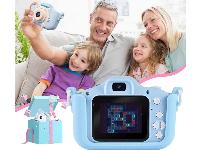 Aku. digitalni fotoaparat LCD za otroke SD moder + etui in trak