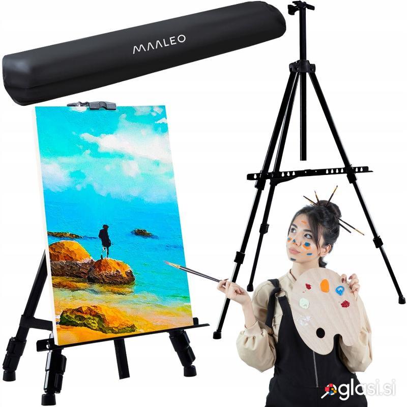 Aluminijasto slikarsko stojalo zložljivo 93-170cm + prenosna torba