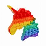 Silikonski POP IT antistresni samorog 15cm