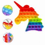 Silikonski POP IT antistresni samorog 15cm