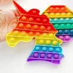 Silikonski POP IT antistresni samorog 15cm