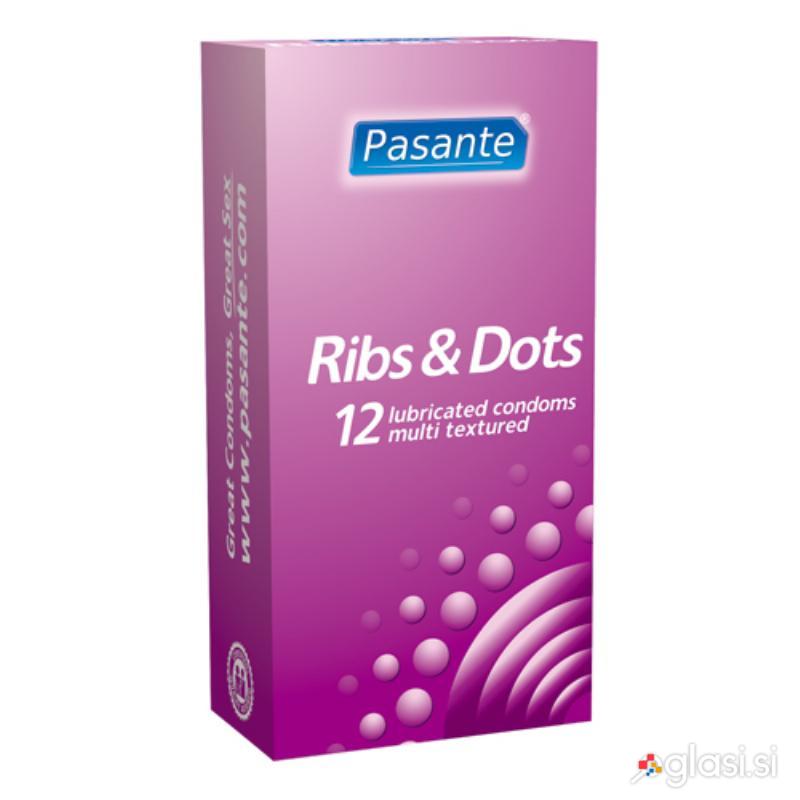 KONDOMI Pasante Ribs & Dots 12/1