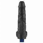 VIBRACIJSKI PENIS Lovetoy Real Softee Black 10''